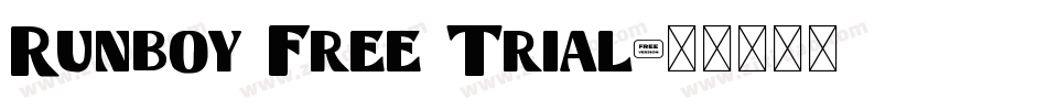 Runboy Free Trial字体转换